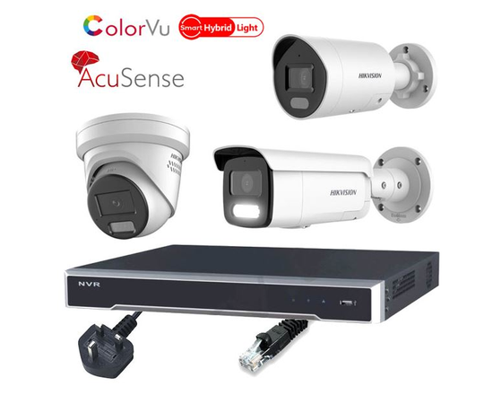 Hikvision 8MP Hybrid ColorVu 8 Channel IP CCTV Kit
