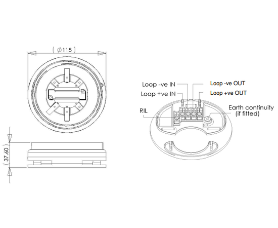 Nittan EV-SDR BASE SOUNDER