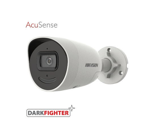 HIKVISION DS-2CD2046G2-IU/SL AcuSense Darkfighter IP Mini Bullet camera with...