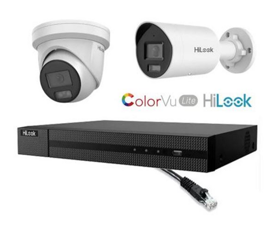 Hikvision HiLook - 8MP / 4K 16 Channel ColorVu Lite IP CCTV Camera System...
