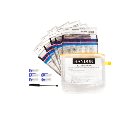CCTV Data Compliance Kit addon - 5 X 16GB USB Drives addon (HAY-5USB16GBPK)