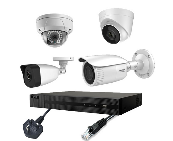 Hikvision HiLook 2MP 8 Channel IP CCTV Camera Kit Builder (With ColorVu Options)