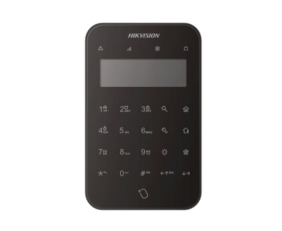 HIKVISION DS-PK1-LT-WE AX PRO LCD Wireless Keypad (With Tag Reader)