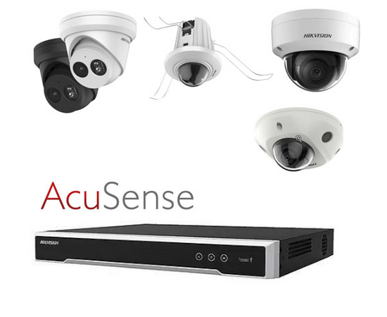 Hikvision 4MP Easy IP 2+ 4 Channel IP CCTV Kit Builder with AcuSense