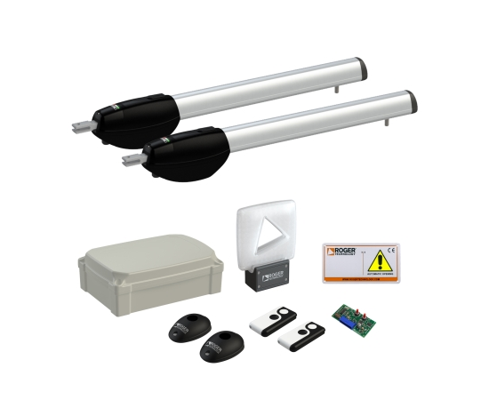 Roger Technology BE20/410 36v BRUSHLESS Electric Gate Kit - Double (4m per...