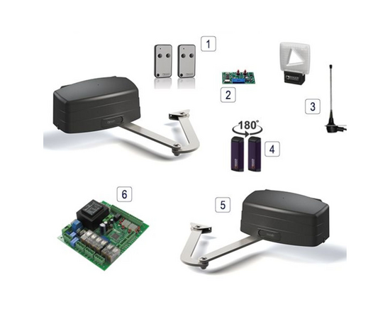 Roger Technology R23/373D 230v Electric Gate Kit - Double