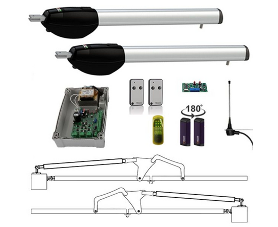 Bi-Folding Electric Gate Double Kit 6m Openings
