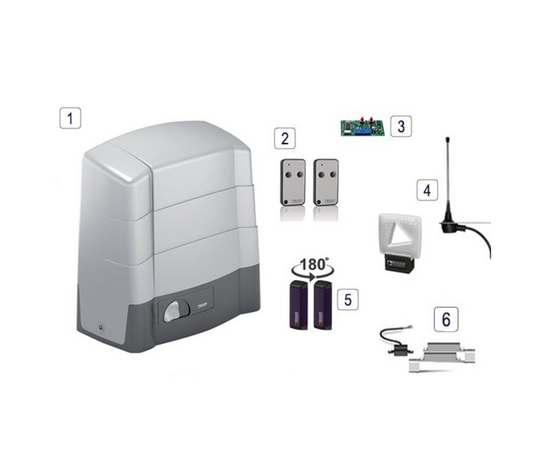 Roger Technology G30/1804 230v Electric Sliding Gate Kit - 1800KG