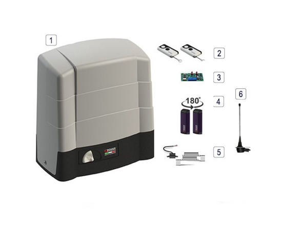 Roger Technology BG30/2206 36v BRUSHLESS Electric Sliding Gate Kit - 2200kg