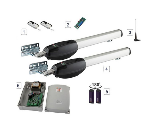 Roger Technology BE20/210 24v BRUSHLESS Electric Gate Kit - Double