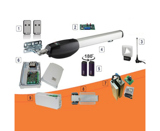 Roger Technology BE20/212/HS/S 36v BRUSHLESS Electric Gate Kit - Single