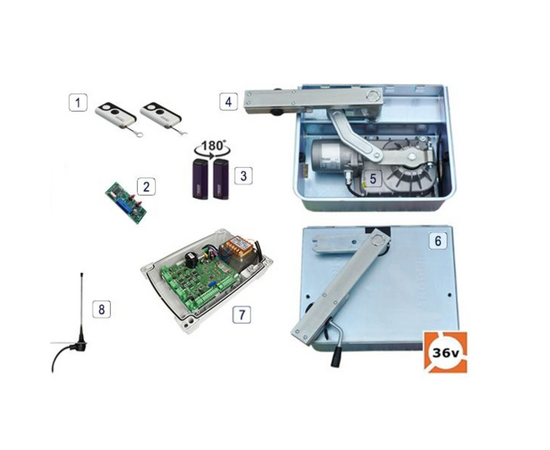 Roger Brushless - BR21/353/HS 36v High Speed Twin Kit