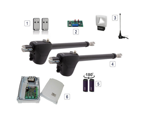 Roger Technology MONOS 24v BRUSHLESS Electric Gate Kit - Double