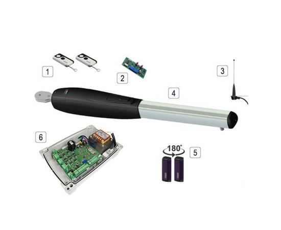 Roger Technology SMARTY4/HS/S 36v Brushless Electric Gate Kit - Single