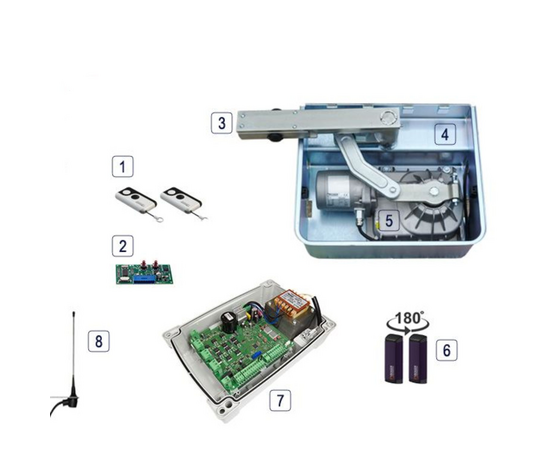 Roger Technology BR21/366/S BRUSHLESS 36v Electric Gate Kit - Single (5m leaf...
