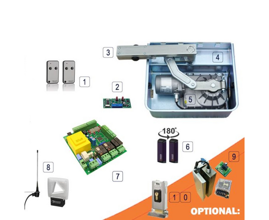 Roger Technology R21/354 230v Electric Gate Kit - Single