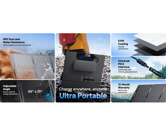 Bluetti P-PV200-EU-BK-BL-010