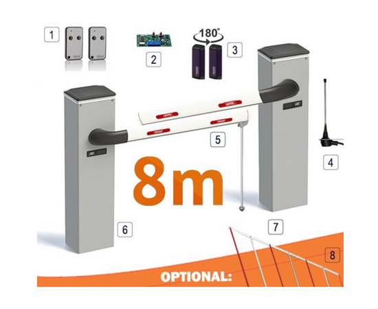 Roger Technology Bionik BI/004 36v BRUSHLESS Automatic Barrier Kit 4m (DOUBLE)