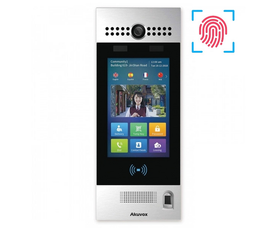 Akuvox - R29CT IP Touchscreen Door Intercom Unit with secure Face Recognition...