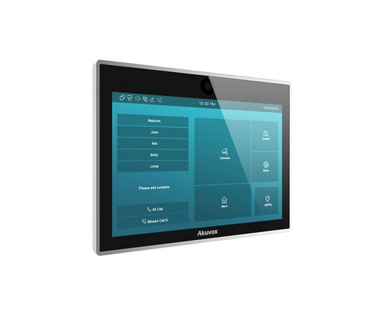 Akuvox - IT83W 10" IP Indoor Touchscreen Intercom Answering Panel with Wifi &...