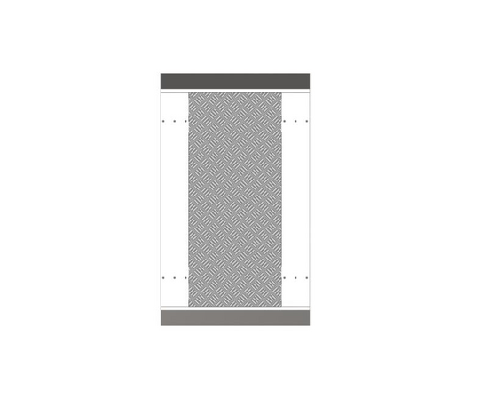 Hikvision DS-K3G501-BASE550-S(O-STD) Left Side Base for Turnstile DS-K3G501