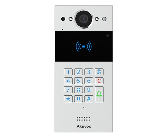 Akuvox - R20KF Compact IP Door Intercom Unit with Key Pad (Video & Card...
