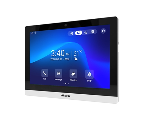 Akuvox - C319A 10" IP Indoor Touchscreen Intercom Answering Panel with Camera...