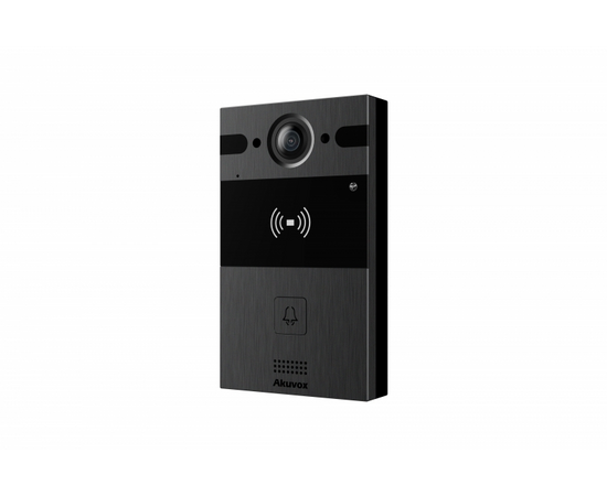 Akuvox - R25AS-DRK IP Door Intercom Unit with 1 Call Button (Fisheye Camera &...