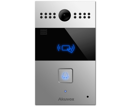 Akuvox - R26CF IP Door Intercom Unit with 1 Call Button (Video & Card reader)...