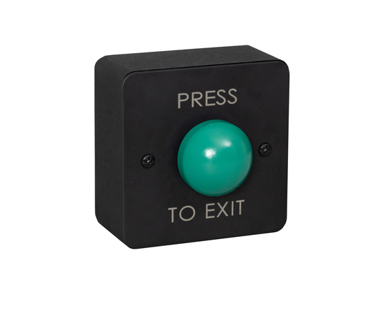 RGL Matt Black Metal Green Dome Button MBK-MEXT-EBGB/PTE