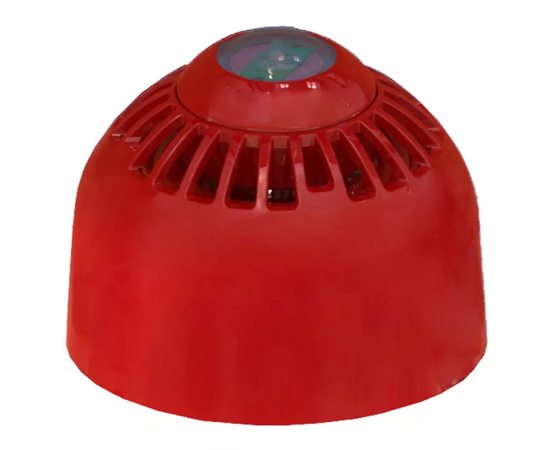 EMS FireCell FC-315-CA2 Red Ceiling Mounted Sounder VAD (Head Only)