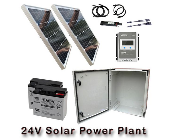 24v Solar Power Plant for Gate Sets