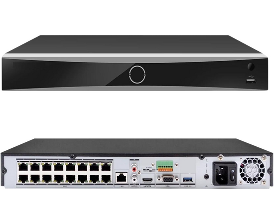 Hikvision DS-7616NXI-K2/16P(D) 16 channel 8mp/4K 1U K series NVR with AcuSense
