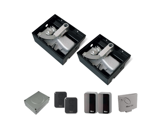 Nice LFAB4024-DKIT 24v double leaf underground kit for gates up to 4m per leaf