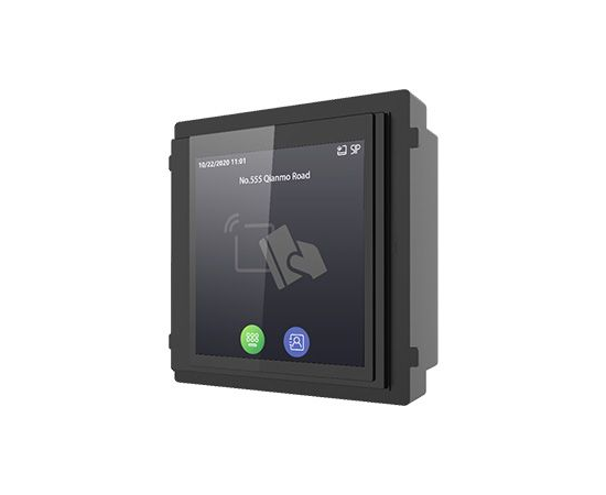 Hikvision DS-KD-TDM 3-in-1 Touch Display for Modular Intercom (Card Reader,...