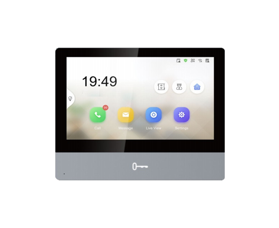 Hikvision DS-KH8350-TE1 7" Indoor Video Intercom Station Touchscreen Ethernet