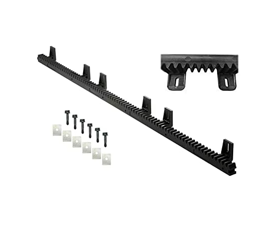 Steel Rack with Nylon Coating For Sliding Gate (1m)