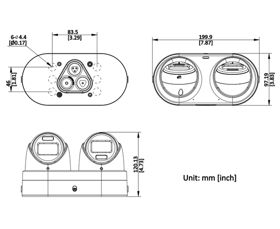 Hikvision DS-2CD2346G3D-IZ2UY/SL