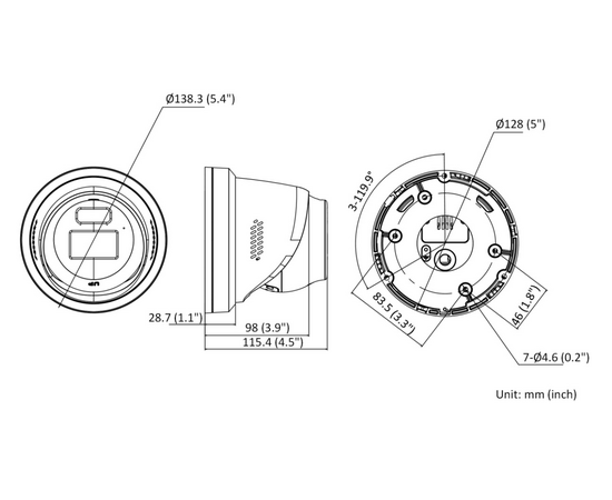 Hikvision DS-2CD2346G2H-IS2U/SL(28mm)BLK