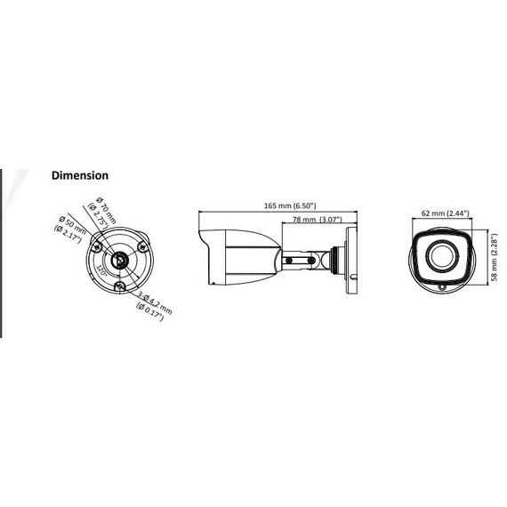 Hilook THC-B123-M-3.6mm