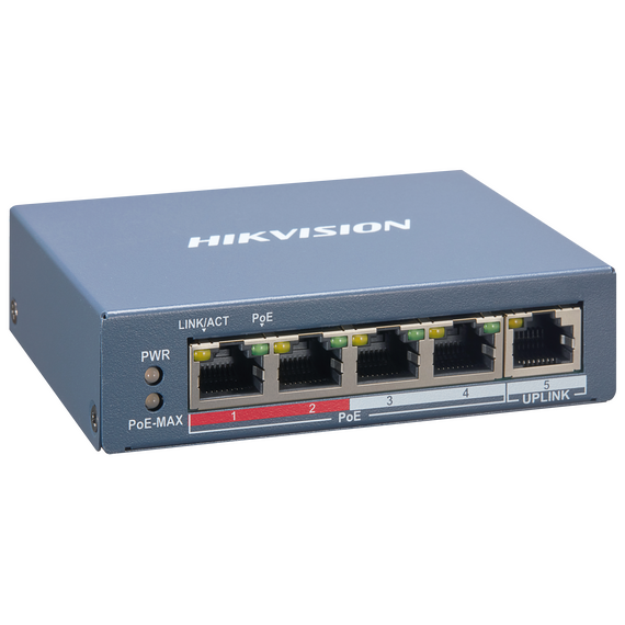 Hikvision DS-3E1105P-EI 4 Port PoE+ Switch (Smart Managed)