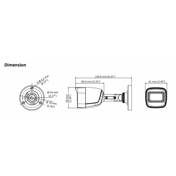 Hilook THC-B120-MS-28mm