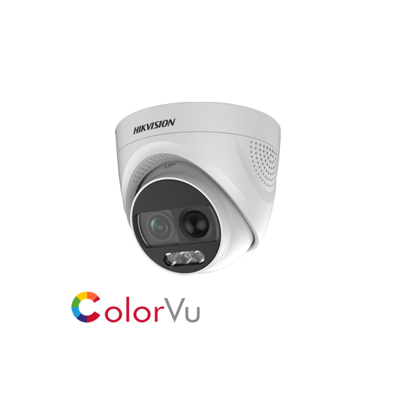 HIKVISION DS-2CE72KF3T-PIRXO(2.8MM) 3K fixed lens ColorVu PIR siren turret...